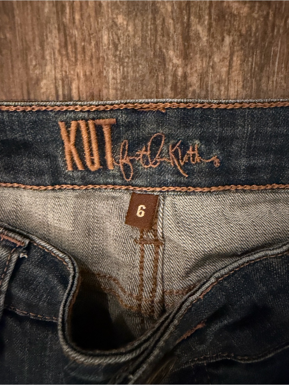 🌺Kut from the Kloth Navy Straight-Leg Women's Jeans - Picture 2 of 3